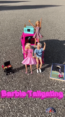 Barbie Movie GIF by Tailgating Challenge