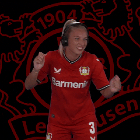 Hype Dancing GIF by Bayer 04 Leverkusen