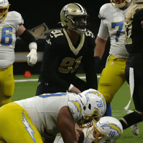 Los Angeles Chargers GIF by New Orleans Saints