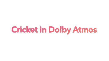 Cricket Atmos Sticker by Dolby India