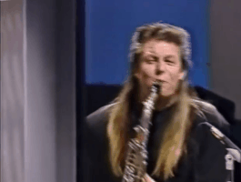 saxophone mullet GIF