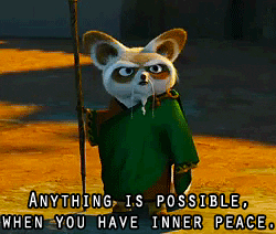 I call my siblings and younger cousins “panda!” as a way of being jokingly stern. Like master Shifu says to Po