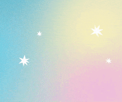Text gif. Wavy rainbow text pops up on a soft, colorful background, says, "noooiiice."