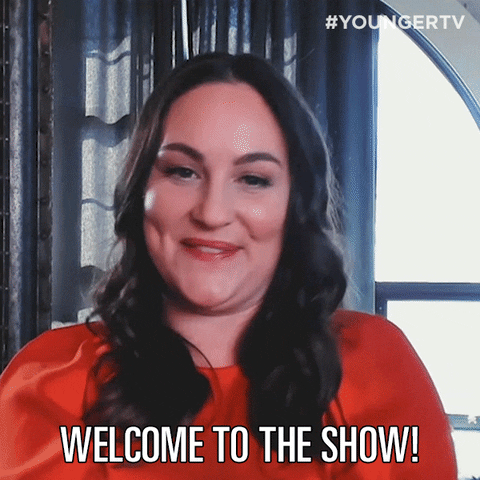 Welcome To The Show GIF by YoungerTV