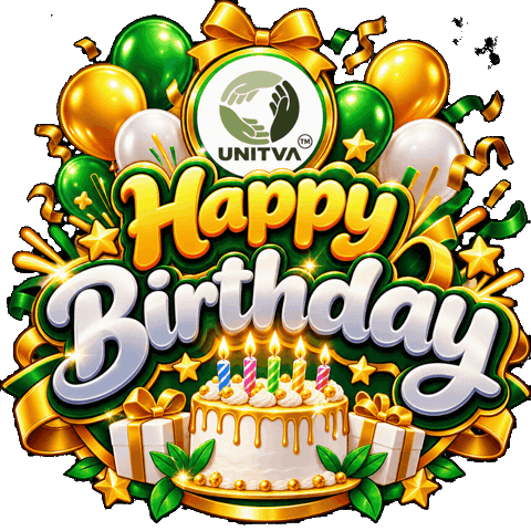 Happy Birthday Sticker by UNITVA