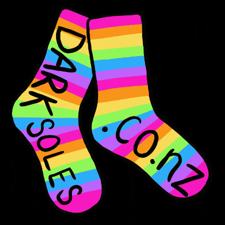 Dark Soles Bamboo Socks NZ GIF