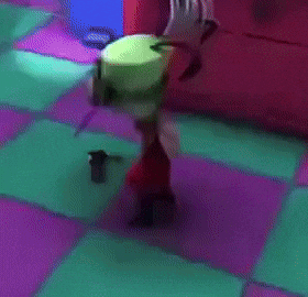 Invader Zim Bathroom GIF