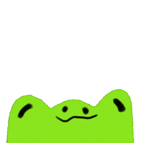 Frog Wow Sticker