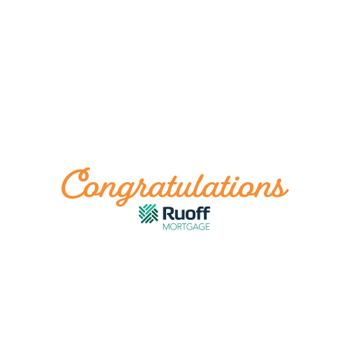 Congratulations Homeowner GIF by Ruoff Mortgage