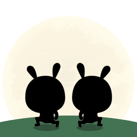 Rabbit 中秋 Sticker by NUWA_Healthcare