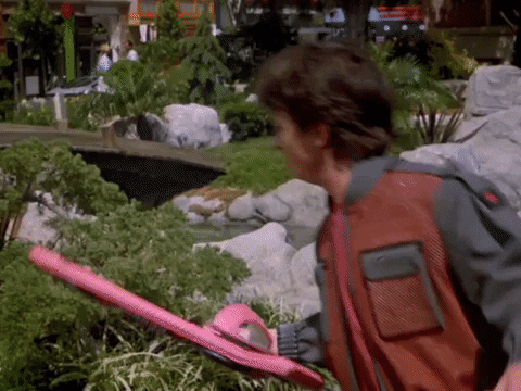 Floating Michael J Fox GIF by Back to the Future Trilogy - Find & Share on GIPHY