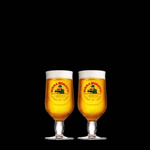 BirraMoretti beer cheers salute aperitivo GIF