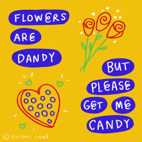 Valentines Day Candy GIF by Susanne Lamb
