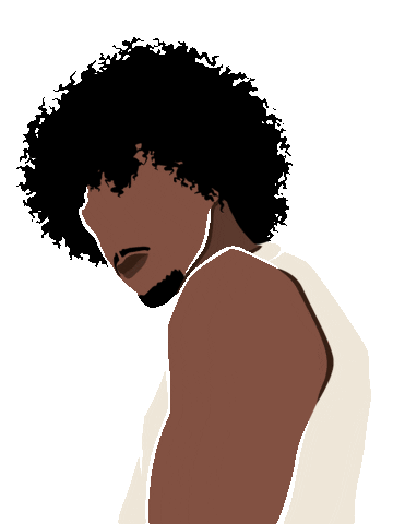 SARI CURLS Sticker