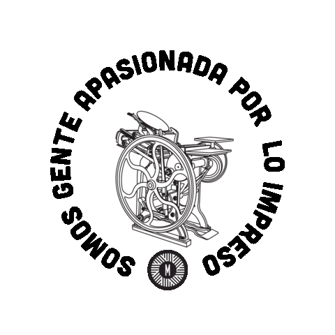 Monograma Estudio de Impresión Sticker