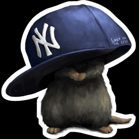 lostinthecity_ny nyc hat new york city mouse GIF
