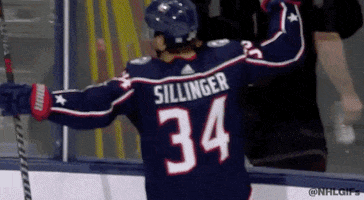 Happy Lets Go GIF by Columbus Blue Jackets