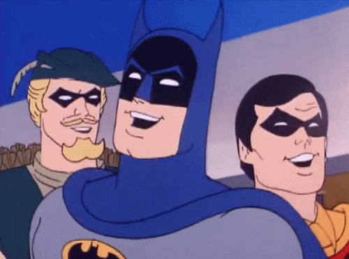 Batmetal-tough-justice-batman-funny-laugh GIFs - Get the best GIF on GIPHY