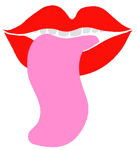 Mouth Boca Sticker by Bigott