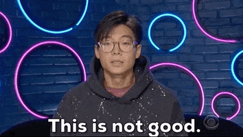 This Is Not Good GIF by Big Brother