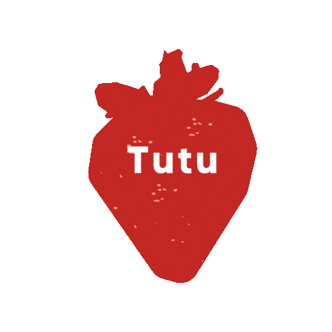 Fruit Strawberry Sticker by Tutu Flavors