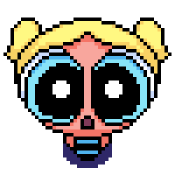 Scared Powerpuff Girls Sticker