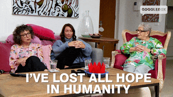 Disappointed Society GIF by Gogglebox Australia