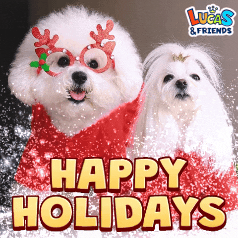 Merry Christmas GIF by Lucas and Friends by RV AppStudios