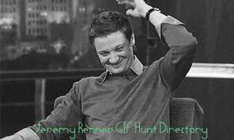 too cool jeremy renner GIF