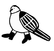 Conservation Cute Bird Sticker