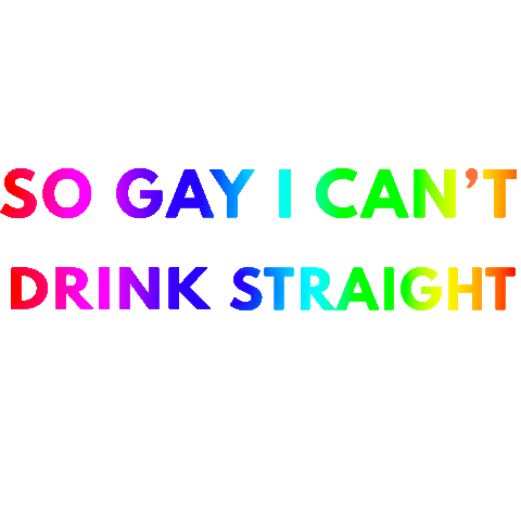Drunk Rainbow Sticker by DoTheBay