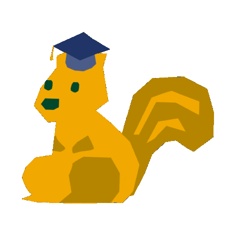 Squirrel Sticker by Emory University