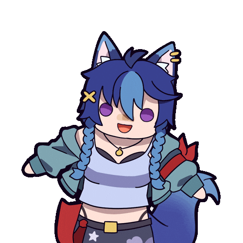 Cat Fox Sticker