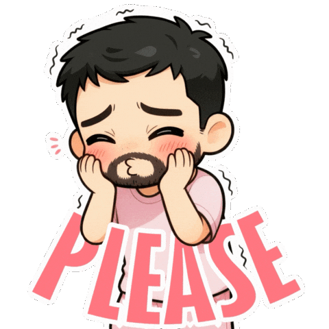 Please Please Sticker