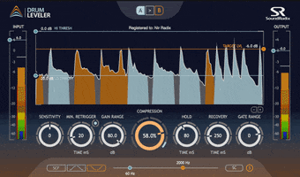 soundradix plugin audiotechnology sound radix drum leveler GIF