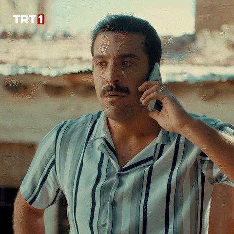 Shocked Phone Call GIF by TRT