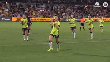 Hayley Raso Celebration GIF by Football Australia