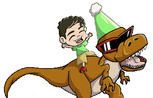 Birthday Boy Animation Sticker by Whinoza