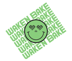 WAKE'N BAKE Sticker