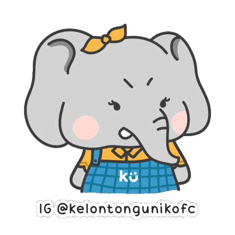 Angry Ggrrr Sticker by Kelontongunik