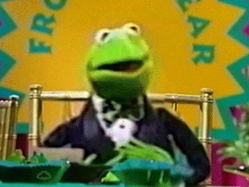 angry kermit face gif