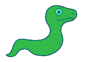 Lunar New Year Snake Sticker