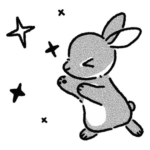 Rabbit Lapin Sticker