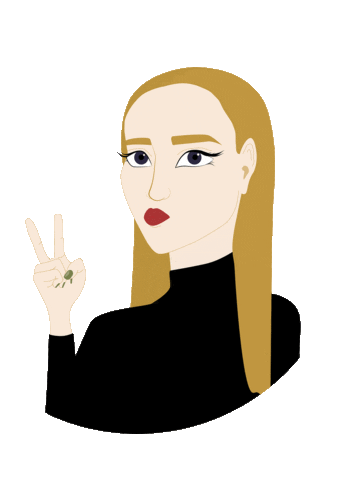 Girl Sticker