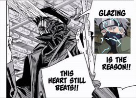 Glazing Kakashi Hatake GIF