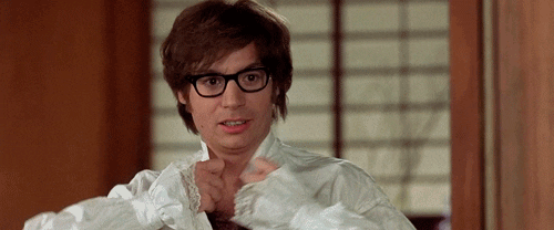 Austin Powers Flirting GIF - Find & Share on GIPHY
