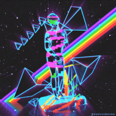 Rainbow Love GIF by dualvoidanima