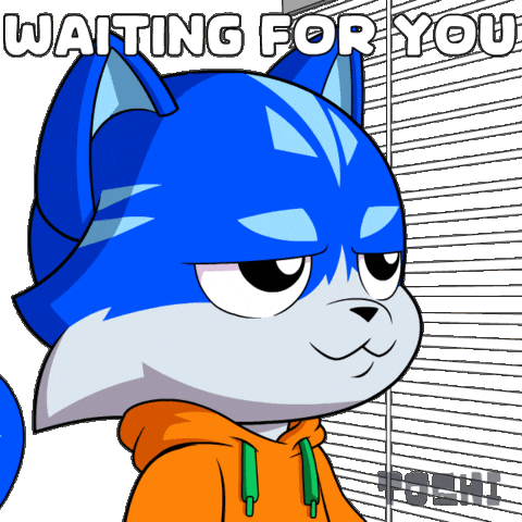 Bored Hurry Up Sticker by Toshithecat