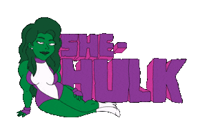 She-Hulk Animation Sticker by GRIPLESS
