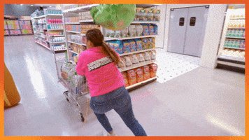 Floating Supermarket Sweep GIF by ABC Network